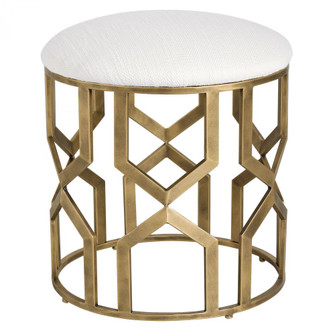 Uttermost Trellis Geometric Accent Stool (85|23579)