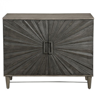 Uttermost Shield Gray Oak 2 Door Cabinet (85|25085)
