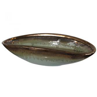 Uttermost Iroquois Green Glaze Bowl (85|17855)