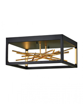 Medium LED Flush Mount (88|FR46401BLK)