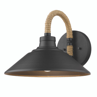 Journey 1-Light Wall Sconce in Natural Black (36|3318-1W NB)