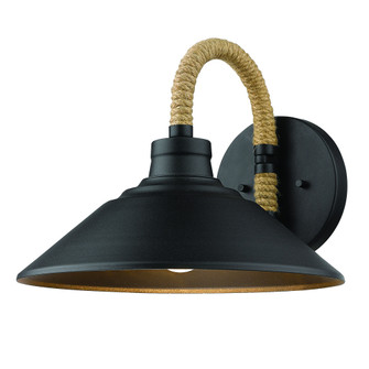 Golden Lighting Journey 1-light Wall Sconce in Natural Black (36|3318-1W NB)