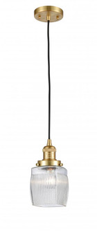 Colton - 1 Light - 6 inch - Satin Gold - Cord hung - Mini Pendant (3442|201C-SG-G302-LED)