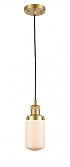 Dover - 1 Light - 5 inch - Satin Gold - Cord hung - Mini Pendant (3442|201C-SG-G311-LED)