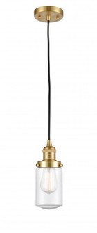 Dover - 1 Light - 5 inch - Satin Gold - Cord hung - Mini Pendant (3442|201C-SG-G314-LED)