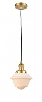 Oxford - 1 Light - 7 inch - Satin Gold - Cord hung - Mini Pendant (3442|201C-SG-G531)