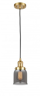 Bell - 1 Light - 5 inch - Satin Gold - Cord hung - Mini Pendant (3442|201C-SG-G53-LED)