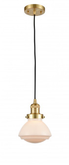 Olean - 1 Light - 7 inch - Satin Gold - Stem Hung - Mini Pendant (3442|201S-SG-G321-LED)
