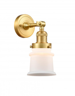 Canton - 1 Light - 5 inch - Satin Gold - Adjustable Sconce (3442|203-SG-G181S-LED)