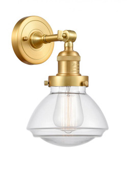 Olean - 1 Light - 7 inch - Satin Gold - Adjustable Sconce (3442|203-SG-G322-LED)