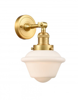 Oxford - 1 Light - 8 inch - Satin Gold - Adjustable Sconce (3442|203-SG-G531)