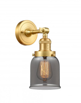 Bell - 1 Light - 5 inch - Satin Gold - Adjustable Sconce (3442|203-SG-G53-LED)