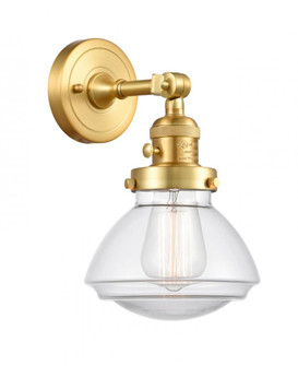 Olean - 1 Light - 7 inch - Satin Gold - Adjustable Sconce (3442|203SW-SG-G322)