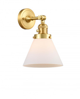 Cone - 1 Light - 8 inch - Satin Gold - Adjustable Sconce (3442|203SW-SG-G41)