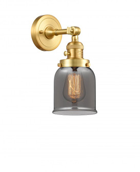 Bell - 1 Light - 5 inch - Satin Gold - Adjustable Sconce (3442|203SW-SG-G53)