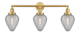 Geneseo - 3 Light - 32 inch - Satin Gold - Bath Vanity Light (3442|205-SG-G165-LED)