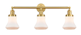 Bellmont - 3 Light - 30 inch - Satin Gold - Bath Vanity Light (3442|205-SG-G191-LED)