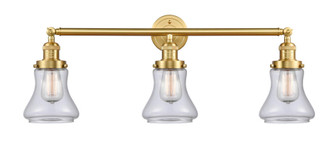 Bellmont - 3 Light - 30 inch - Satin Gold - Bath Vanity Light (3442|205-SG-G192-LED)