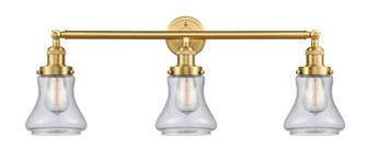 Bellmont - 3 Light - 30 inch - Satin Gold - Bath Vanity Light (3442|205-SG-G194)