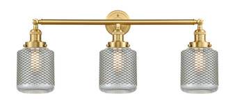 Stanton - 3 Light - 32 inch - Satin Gold - Bath Vanity Light (3442|205-SG-G262)