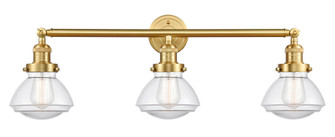 Olean - 3 Light - 31 inch - Satin Gold - Bath Vanity Light (3442|205-SG-G322)