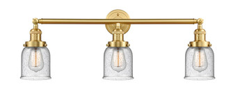 Bell - 3 Light - 30 inch - Satin Gold - Bath Vanity Light (3442|205-SG-G54)