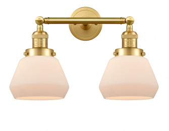 Fulton - 2 Light - 17 inch - Satin Gold - Adjustable Bath Vanity Light (3442|208-SG-G171-LED)
