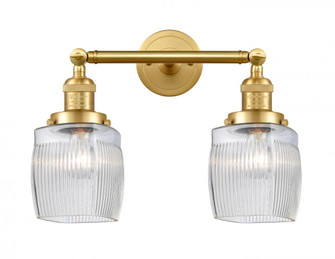 Colton - 2 Light - 16 inch - Satin Gold - Adjustable Bath Vanity Light (3442|208-SG-G302)
