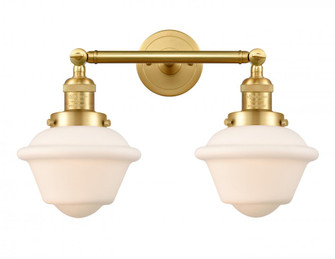 Oxford - 2 Light - 17 inch - Satin Gold - Adjustable Bath Vanity Light (3442|208-SG-G531)