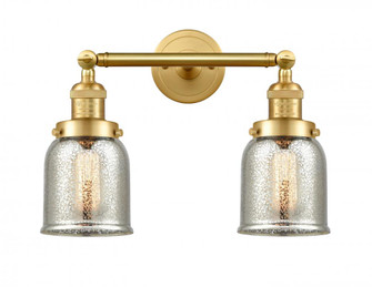 Bell - 2 Light - 15 inch - Satin Gold - Adjustable Bath Vanity Light (3442|208-SG-G58-LED)