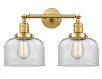 Bell - 2 Light - 19 inch - Satin Gold - Adjustable Bath Vanity Light (3442|208-SG-G72-LED)