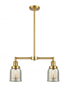 Bell - 2 Light - 21 inch - Satin Gold - Stem Hung - Adjustable Island Light (3442|209-SG-G58)