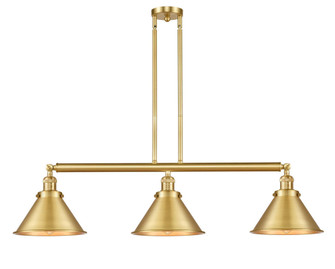 Briarcliff - 3 Light - 43 inch - Satin Gold - Stem Hung - Adjustable Island Light (3442|213-SG-M10-SG-LED)