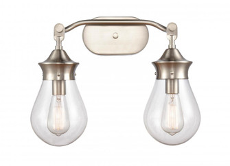 Genesis - 2 Light - 18 inch - Satin Nickel - Bath Vanity Light (3442|414-2W-SN-6CL)