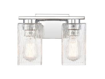 Juneau - 2 Light - 11 inch - Polished Chrome - Bath Vanity Light (3442|419-2W-PC-CL-LED)