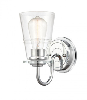Scarlett - 1 Light - 5 inch - Polished Chrome - Bath Vanity Light (3442|421-1W-PC-CL)