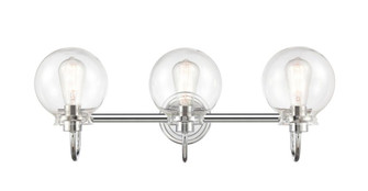 Olivia Bath Vanity Light (3442|437-3W-PC-CL)