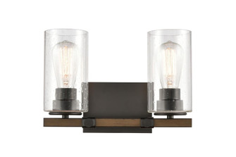 Westlake - 2 Light - 13 inch - Matte Black - Bath Vanity Light (3442|445-2W-BK-SDY-LED)