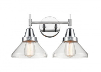 Caden - 2 Light - 17 inch - Polished Chrome - Bath Vanity Light (3442|447-2W-PC-CL-LED)