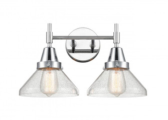 Caden - 2 Light - 17 inch - Polished Chrome - Bath Vanity Light (3442|447-2W-PC-SDY-LED)