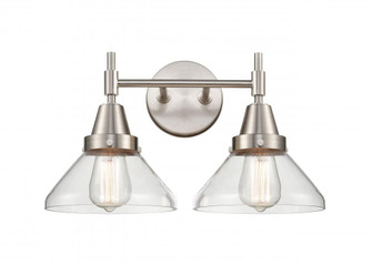 Caden - 2 Light - 17 inch - Satin Nickel - Bath Vanity Light (3442|447-2W-SN-CL-LED)