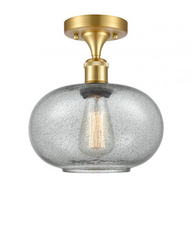 Gorham - 1 Light - 10 inch - Satin Gold - Semi-Flush Mount (3442|516-1C-SG-G247-LED)