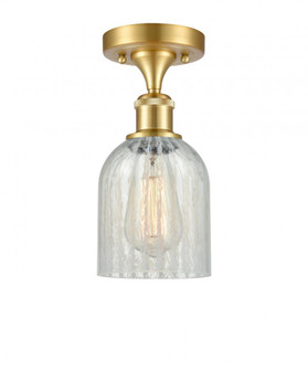 Caledonia - 1 Light - 5 inch - Satin Gold - Semi-Flush Mount (3442|516-1C-SG-G2511-LED)