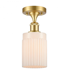 Hadley - 1 Light - 5 inch - Satin Gold - Semi-Flush Mount (3442|516-1C-SG-G341)