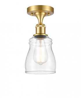 Ellery - 1 Light - 5 inch - Satin Gold - Semi-Flush Mount (3442|516-1C-SG-G392-LED)