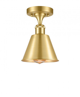 Smithfield - 1 Light - 7 inch - Satin Gold - Semi-Flush Mount (3442|516-1C-SG-M8-LED)