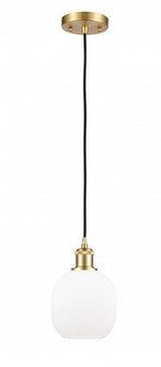 Belfast - 1 Light - 6 inch - Satin Gold - Cord hung - Mini Pendant (3442|516-1P-SG-G101)