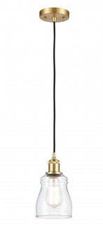 Ellery - 1 Light - 5 inch - Satin Gold - Cord hung - Mini Pendant (3442|516-1P-SG-G392-LED)