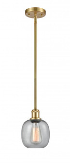 Belfast - 1 Light - 6 inch - Satin Gold - Mini Pendant (3442|516-1S-SG-G104-LED)