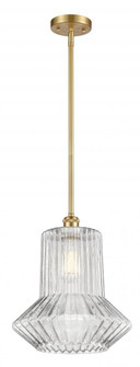 Springwater - 1 Light - 12 inch - Satin Gold - Mini Pendant (3442|516-1S-SG-G212)